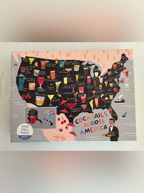 Cocktails Across America 1000-Piece Puzzle